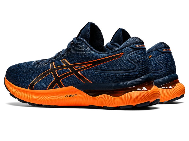 Asics Gel-nimbus 24 Tekaški Čevlji Moški Modre Oranžne | SI0273-813