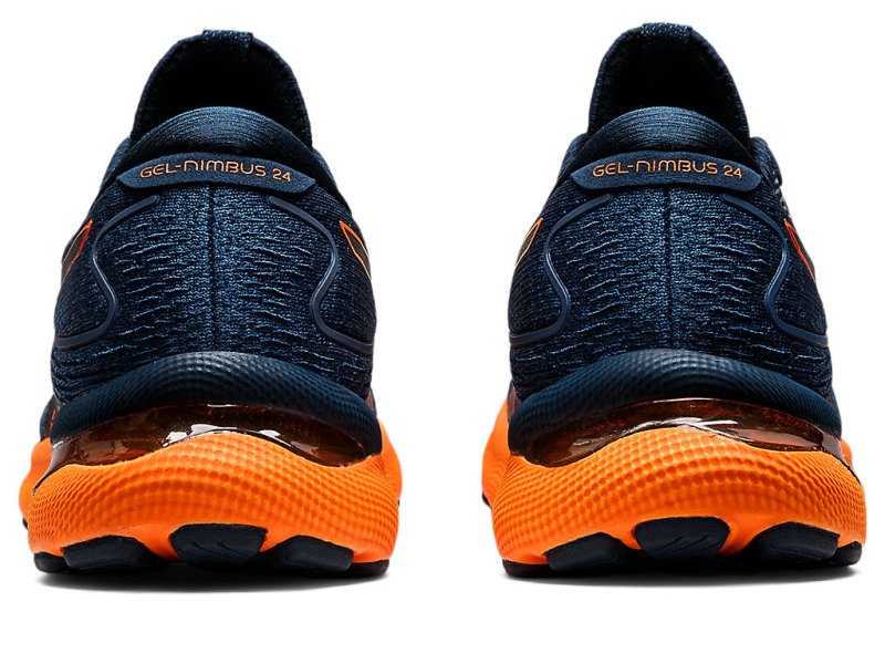 Asics Gel-nimbus 24 Tekaški Čevlji Moški Modre Oranžne | SI0273-813