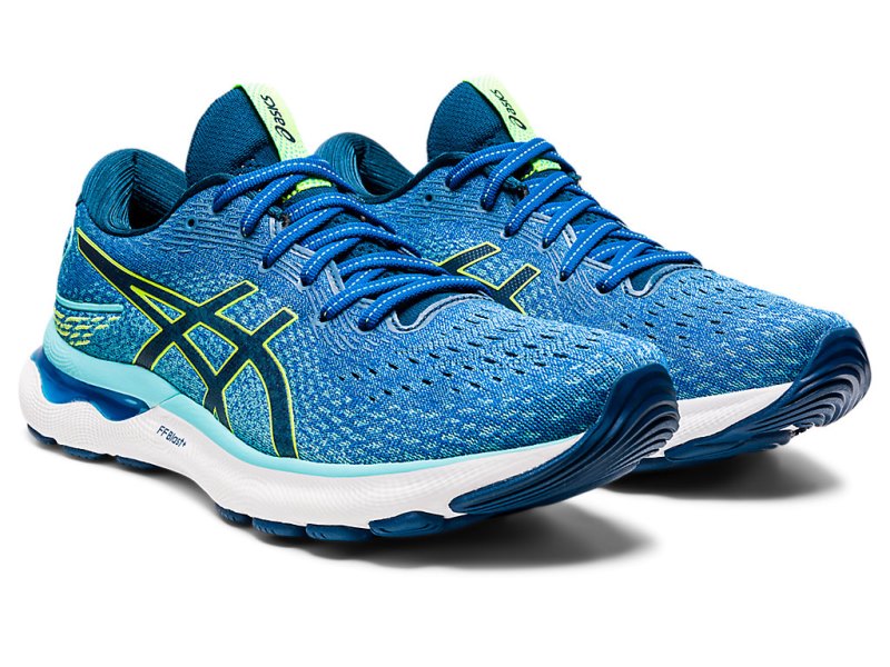 Asics Gel-nimbus 24 Tekaški Čevlji Moški Modre Zelene | SI0916-822