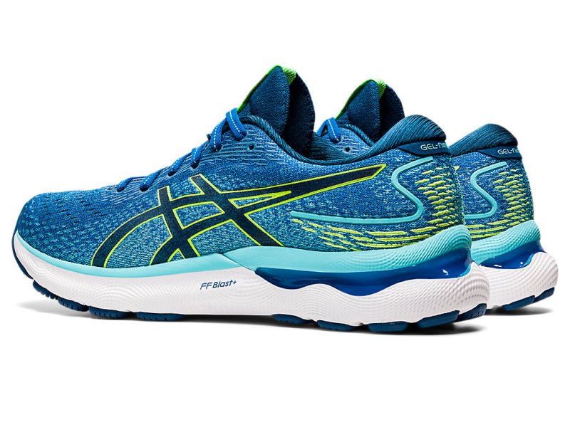 Asics Gel-nimbus 24 Tekaški Čevlji Moški Modre Zelene | SI0916-822