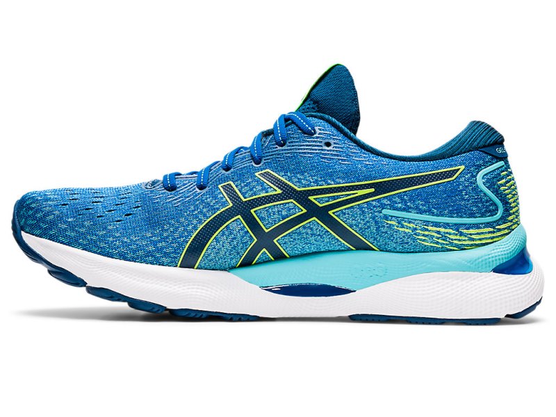 Asics Gel-nimbus 24 Tekaški Čevlji Moški Modre Zelene | SI0916-822