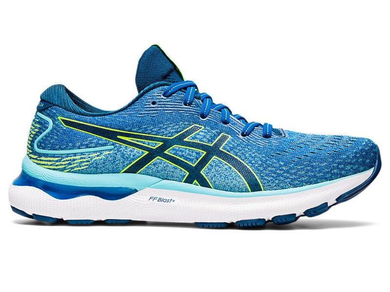 Asics Gel-nimbus 24 Tekaški Čevlji Moški Modre Zelene | SI0916-822