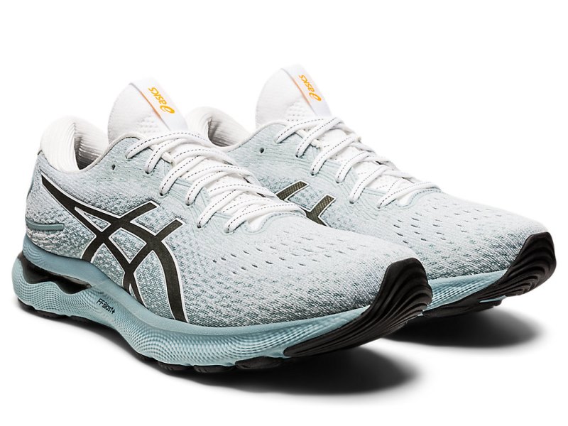 Asics Gel-nimbus 24 Tekaški Čevlji Moški Svetlo Sive Bele | SI2270-994