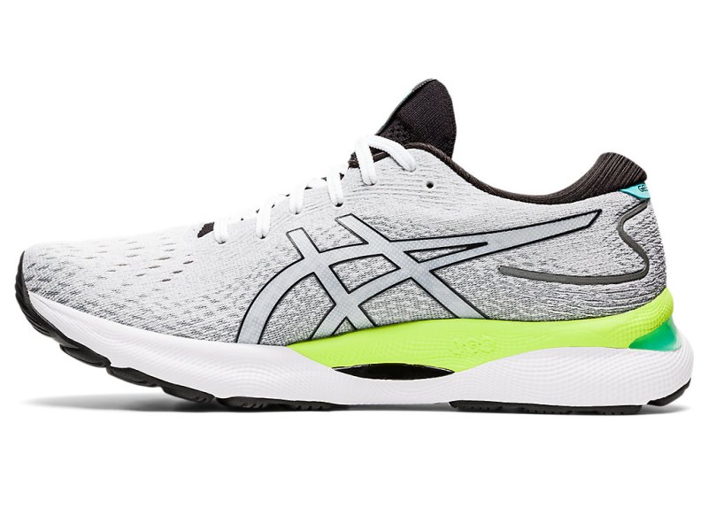 Asics Gel-nimbus 24 Tekaški Čevlji Moški Bele Črne | SI3612-953