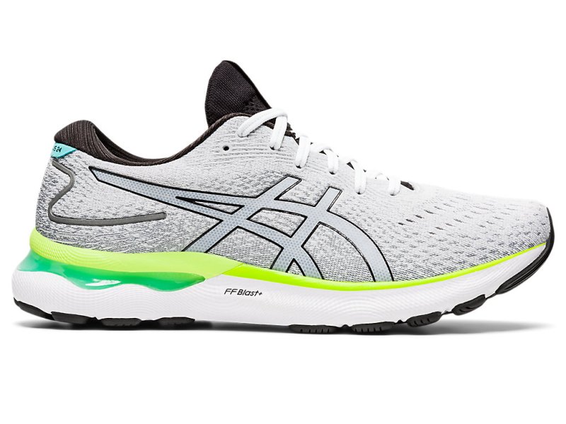 Asics Gel-nimbus 24 Tekaški Čevlji Moški Bele Črne | SI3612-953