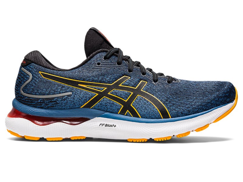 Asics Gel-nimbus 24 Tekaški Čevlji Moški Azurno Rumene | SI5380-461