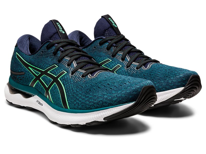 Asics Gel-nimbus 24 Tekaški Čevlji Moški Temno Zelene Turkizna | SI7624-903