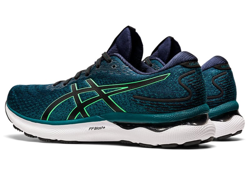 Asics Gel-nimbus 24 Tekaški Čevlji Moški Temno Zelene Turkizna | SI7624-903