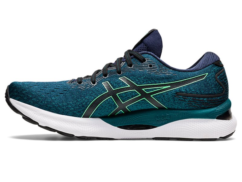 Asics Gel-nimbus 24 Tekaški Čevlji Moški Temno Zelene Turkizna | SI7624-903