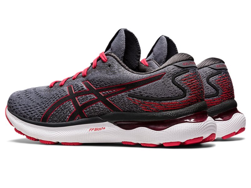 Asics Gel-nimbus 24 Tekaški Čevlji Moški Sive Rdeče | SI9713-783