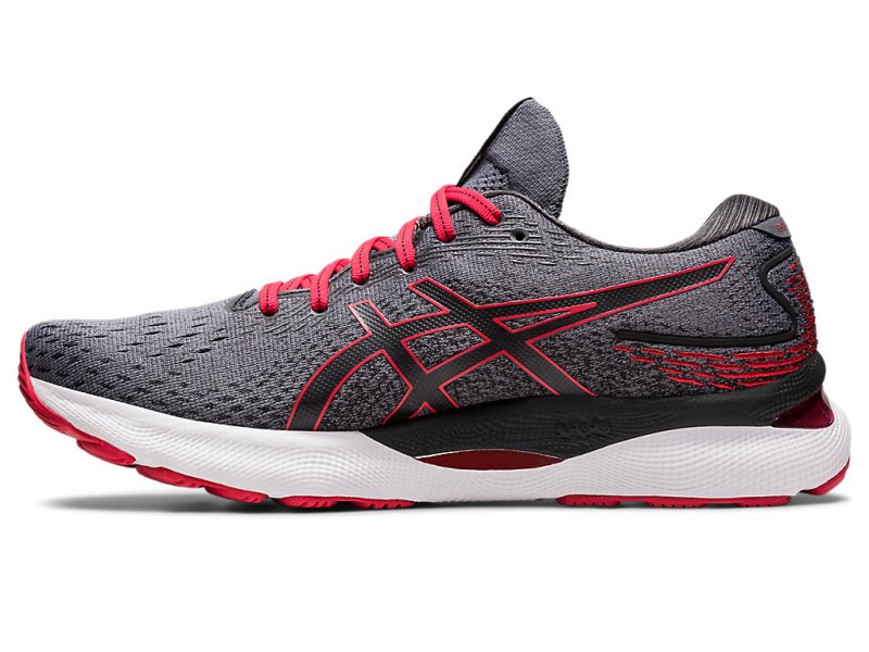 Asics Gel-nimbus 24 Tekaški Čevlji Moški Sive Rdeče | SI9713-783