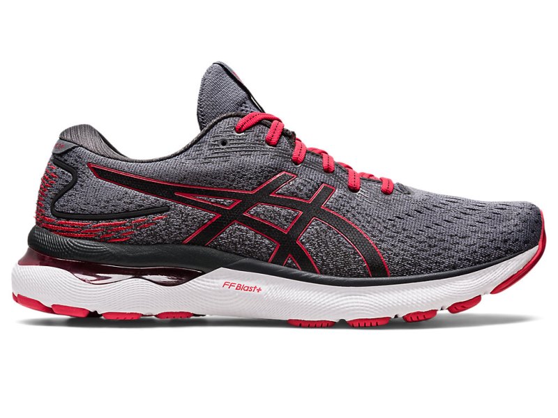 Asics Gel-nimbus 24 Tekaški Čevlji Moški Sive Rdeče | SI9713-783