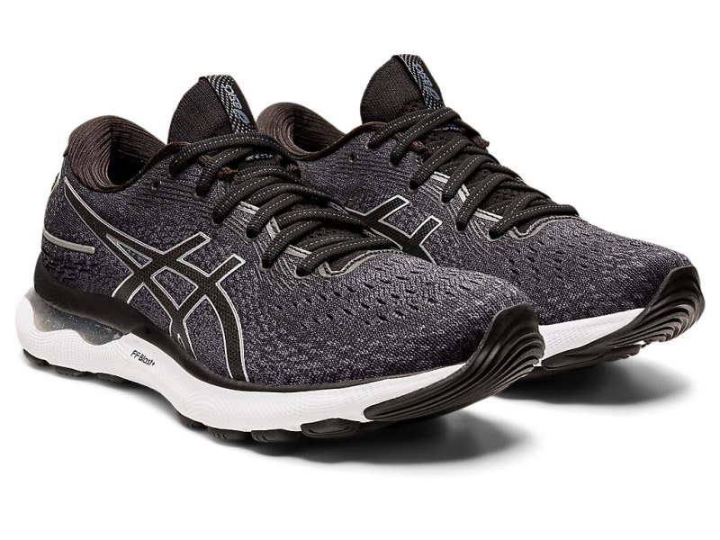 Asics Gel-nimbus 24 Tekaški Čevlji Ženske Črne Srebrne | SI1556-230