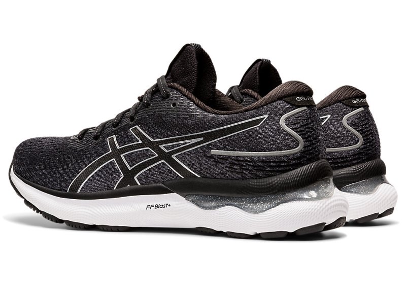 Asics Gel-nimbus 24 Tekaški Čevlji Ženske Črne Srebrne | SI1556-230