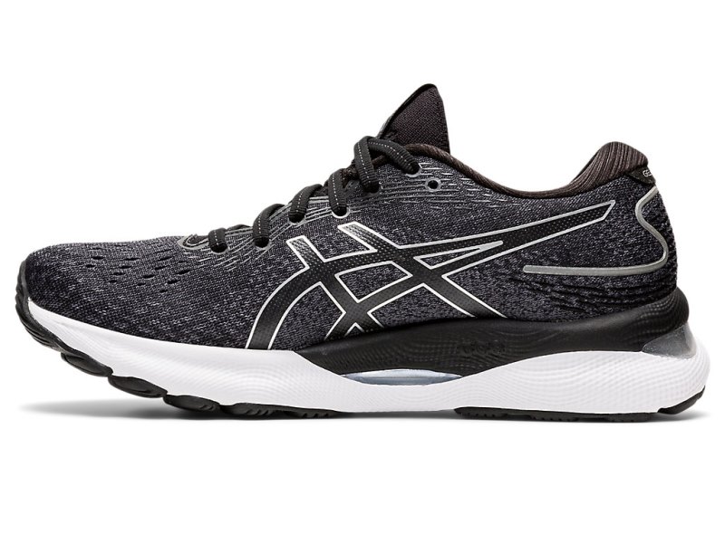 Asics Gel-nimbus 24 Tekaški Čevlji Ženske Črne Srebrne | SI1556-230