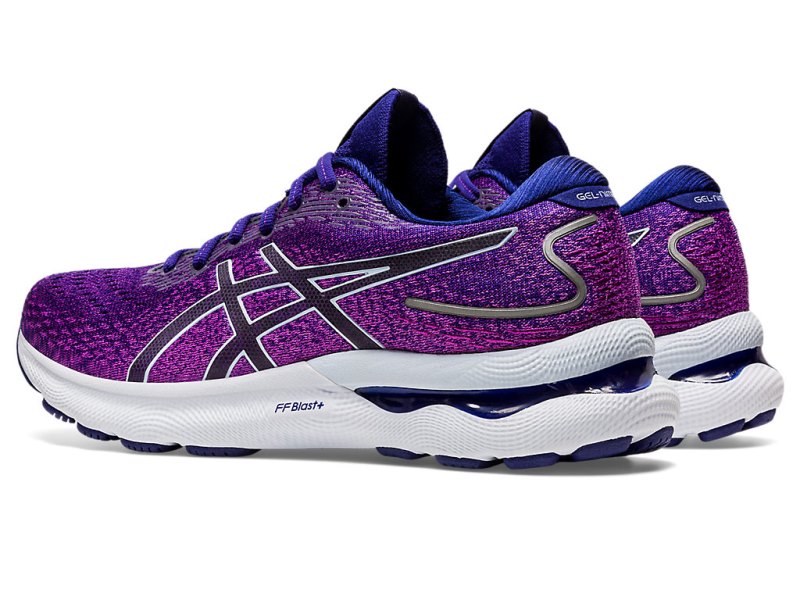 Asics Gel-nimbus 24 Tekaški Čevlji Ženske Vijolične Svetlo Modre | SI1595-715