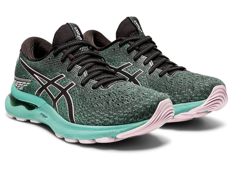 Asics Gel-nimbus 24 Tekaški Čevlji Ženske Črne Roza | SI2621-744