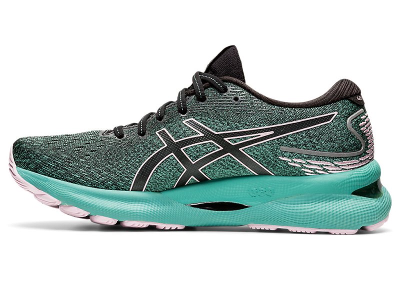 Asics Gel-nimbus 24 Tekaški Čevlji Ženske Črne Roza | SI2621-744