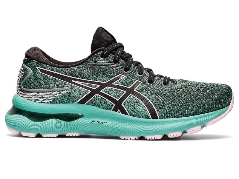 Asics Gel-nimbus 24 Tekaški Čevlji Ženske Črne Roza | SI2621-744