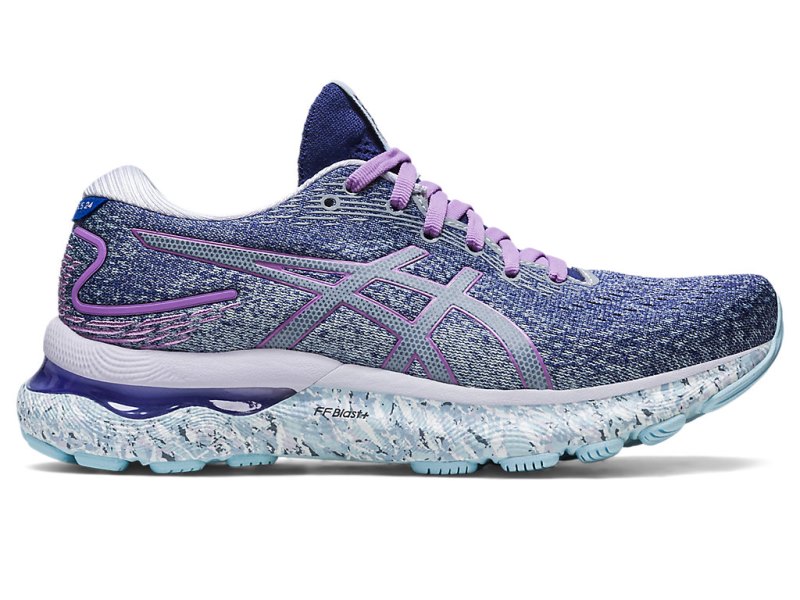 Asics Gel-nimbus 24 Tekaški Čevlji Ženske Svetlo Modre Bele | SI3124-961