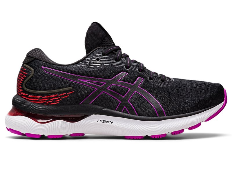 Asics Gel-nimbus 24 Tekaški Čevlji Ženske Črne Vijolične | SI3278-869