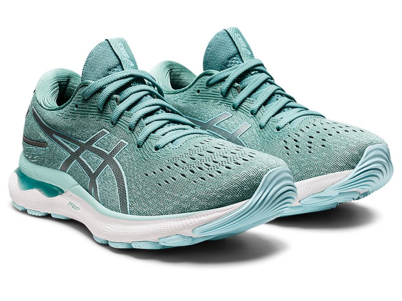 Asics Gel-nimbus 24 Tekaški Čevlji Ženske Olivno Zelene Modre | SI4773-768