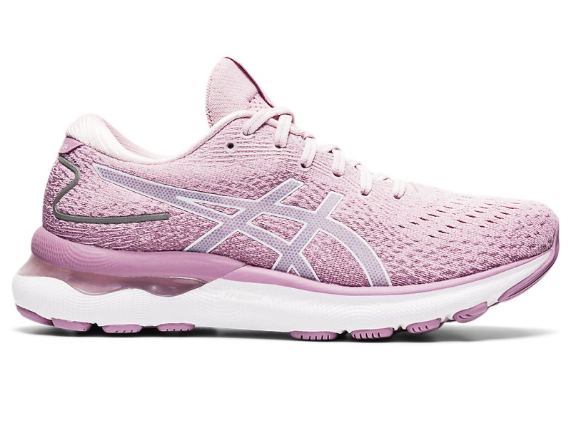 Asics Gel-nimbus 24 Tekaški Čevlji Ženske Roza Bele | SI6410-093