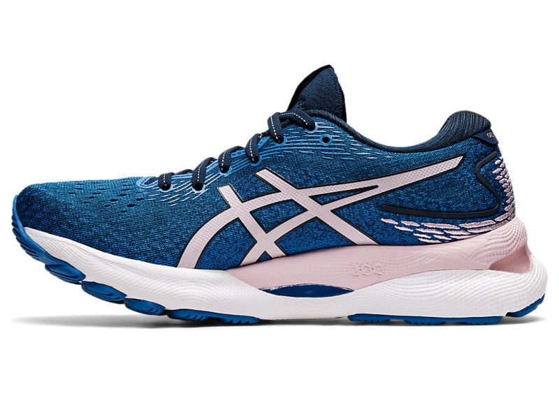 Asics Gel-nimbus 24 Tekaški Čevlji Ženske Modre Roza | SI7382-623