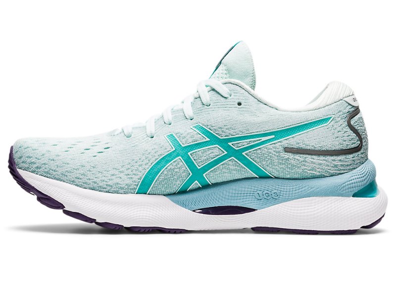 Asics Gel-nimbus 24 Tekaški Čevlji Ženske Svetlo Modre Zelene | SI7622-483