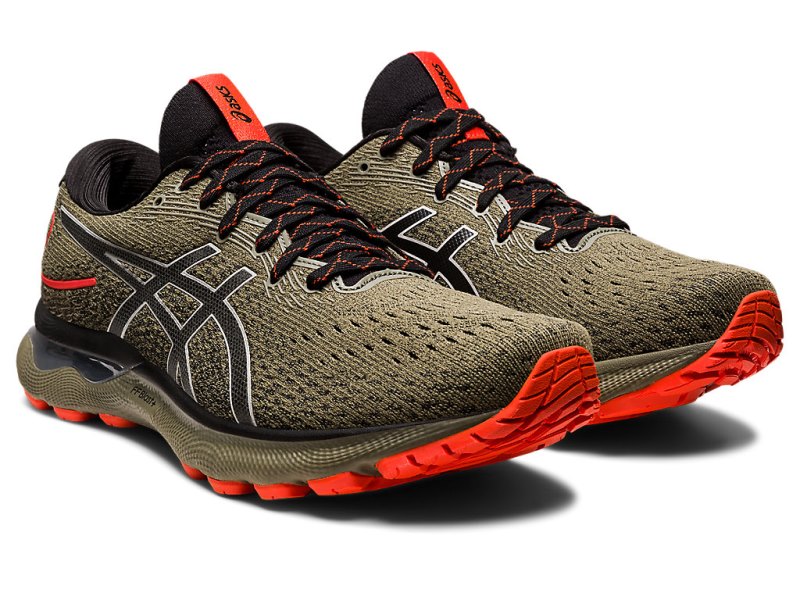 Asics Gel-nimbus 24 Tr Tekaški Čevlji Moški Rdeče Olivno Zelene | SI2809-069