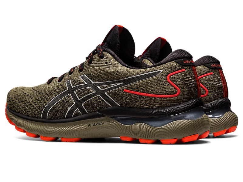 Asics Gel-nimbus 24 Tr Tekaški Čevlji Moški Rdeče Olivno Zelene | SI2809-069