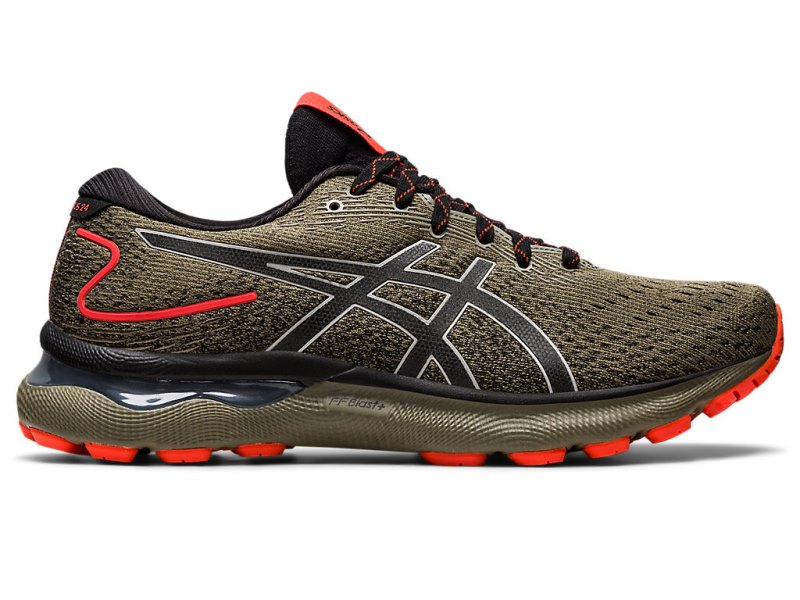 Asics Gel-nimbus 24 Tr Tekaški Čevlji Moški Rdeče Olivno Zelene | SI2809-069