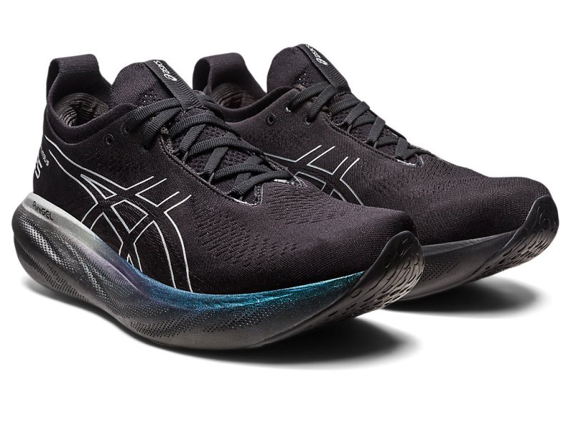 Asics Gel-nimbus 25 Platinum Tekaški Čevlji Moški Črne Srebrne | SI6206-568