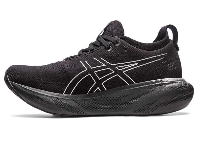 Asics Gel-nimbus 25 Platinum Tekaški Čevlji Ženske Črne Srebrne | SI6826-532