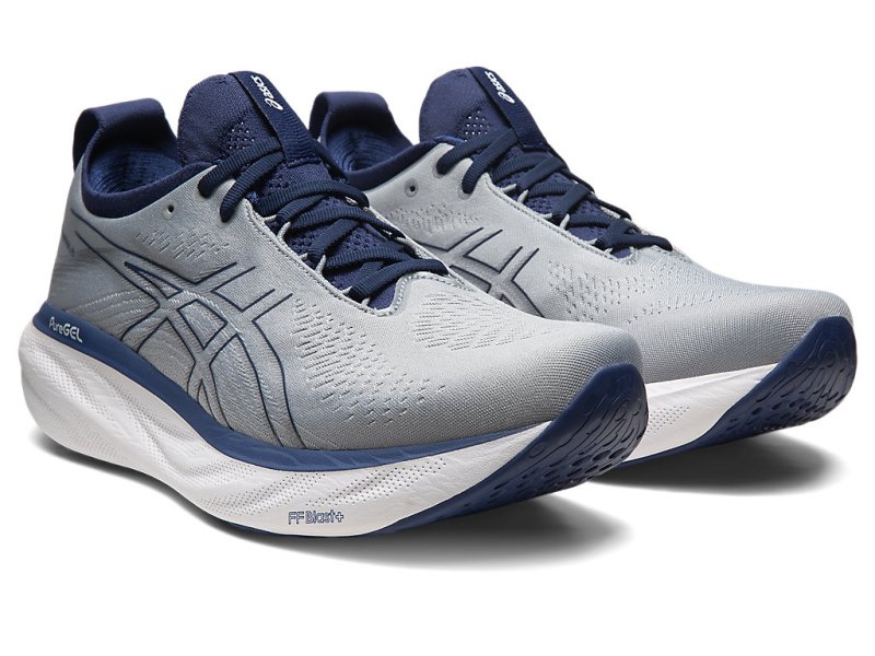 Asics Gel-nimbus 25 Tekaški Čevlji Moški Sive Indigo Modre | SI1749-089