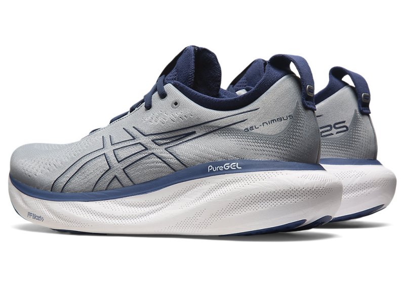 Asics Gel-nimbus 25 Tekaški Čevlji Moški Sive Indigo Modre | SI1749-089