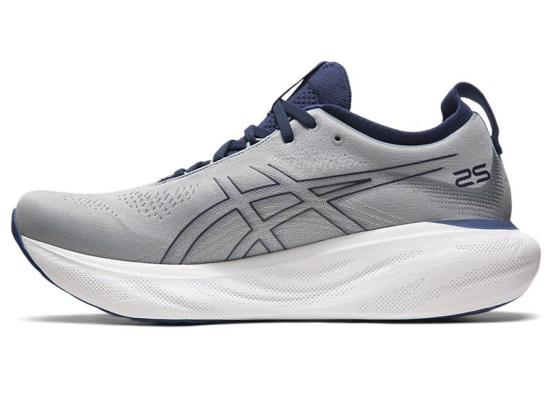 Asics Gel-nimbus 25 Tekaški Čevlji Moški Sive Indigo Modre | SI1749-089