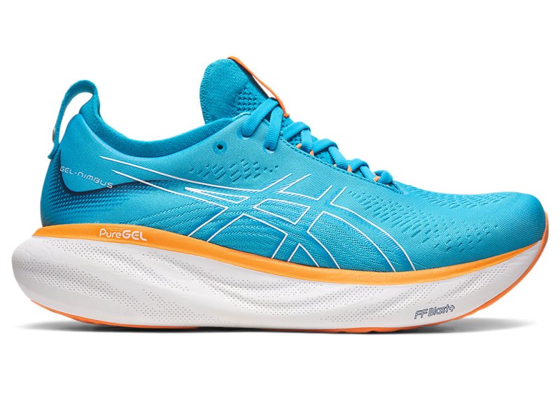 Asics Gel-nimbus 25 Tekaški Čevlji Moški Modre Oranžne | SI1981-533