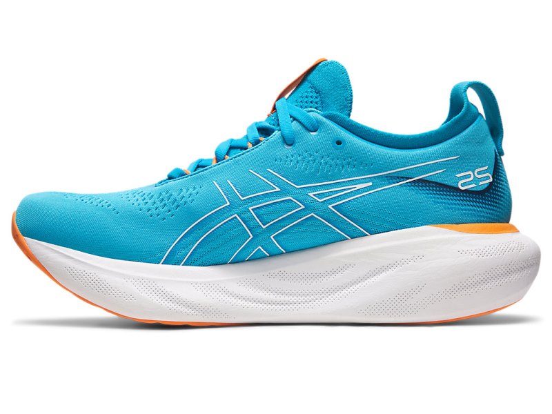 Asics Gel-nimbus 25 Tekaški Čevlji Moški Modre Oranžne | SI4113-997