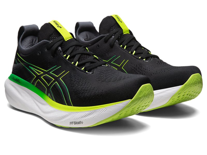 Asics Gel-nimbus 25 Tekaški Čevlji Moški Črne Svetlo Zelene | SI4323-889