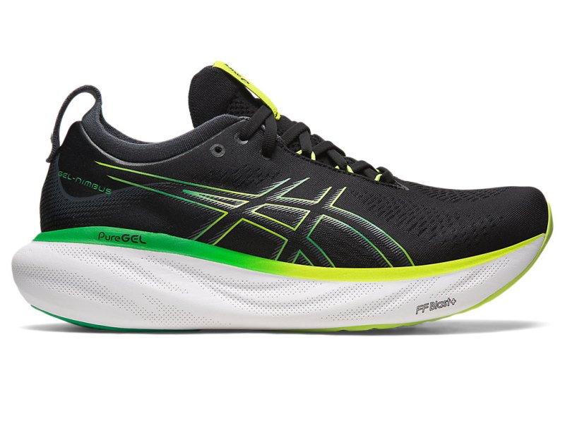 Asics Gel-nimbus 25 Tekaški Čevlji Moški Črne Svetlo Zelene | SI4323-889