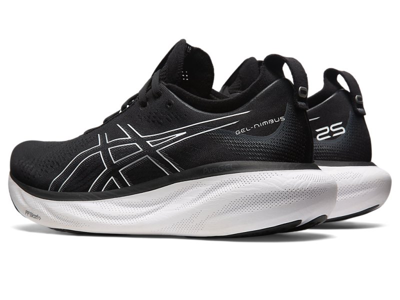 Asics Gel-nimbus 25 Tekaški Čevlji Moški Črne Srebrne | SI7994-152