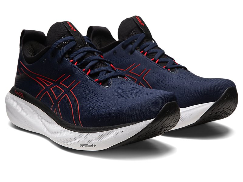 Asics Gel-nimbus 25 Tekaški Čevlji Moški Črne Rdeče | SI8610-925