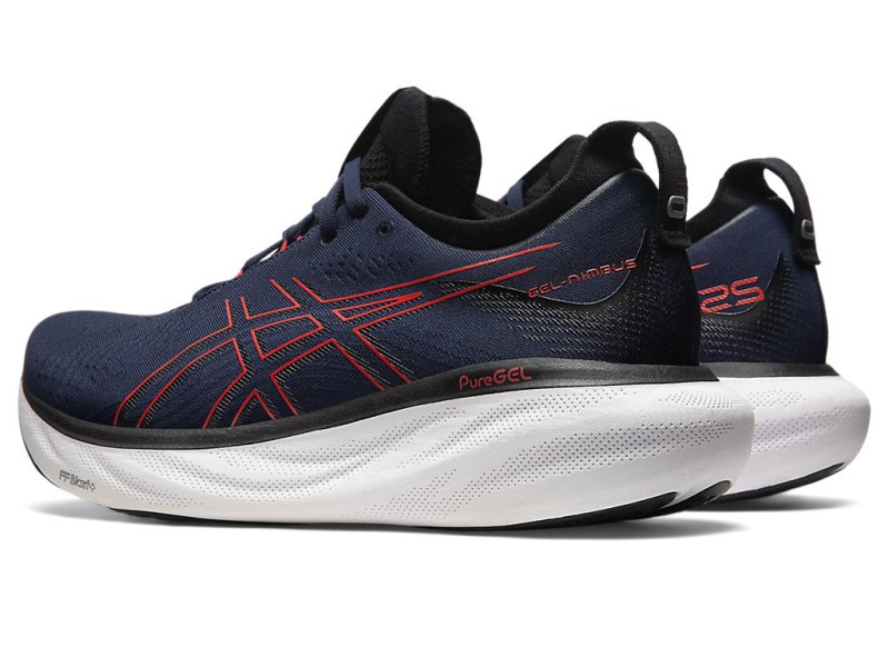 Asics Gel-nimbus 25 Tekaški Čevlji Moški Črne Rdeče | SI8610-925