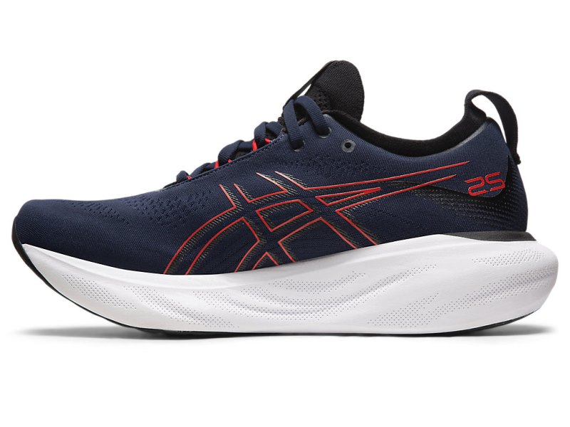 Asics Gel-nimbus 25 Tekaški Čevlji Moški Črne Rdeče | SI8610-925