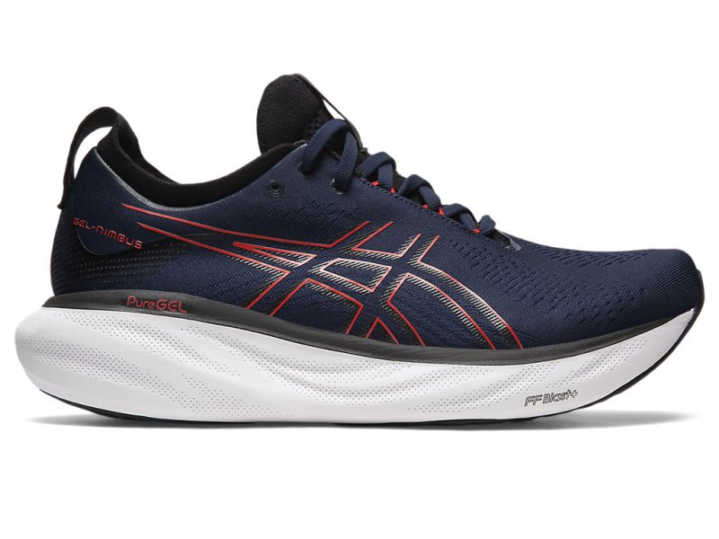 Asics Gel-nimbus 25 Tekaški Čevlji Moški Črne Rdeče | SI8610-925