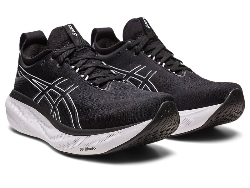 Asics Gel-nimbus 25 Tekaški Čevlji Ženske Črne Srebrne | SI0518-572