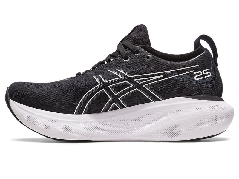 Asics Gel-nimbus 25 Tekaški Čevlji Ženske Črne Srebrne | SI0518-572