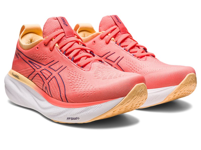 Asics Gel-nimbus 25 Tekaški Čevlji Ženske Koralne Vijolične | SI0961-257