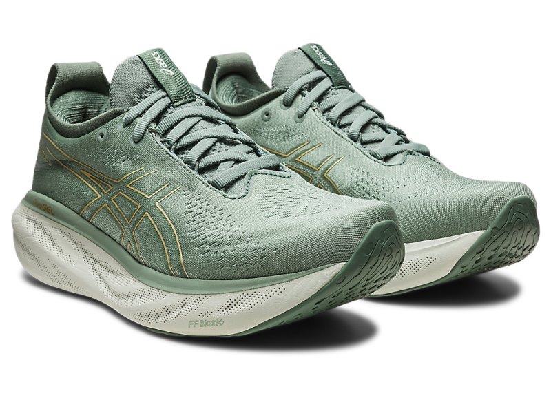 Asics Gel-nimbus 25 Tekaški Čevlji Ženske Sive Rumene | SI6041-878